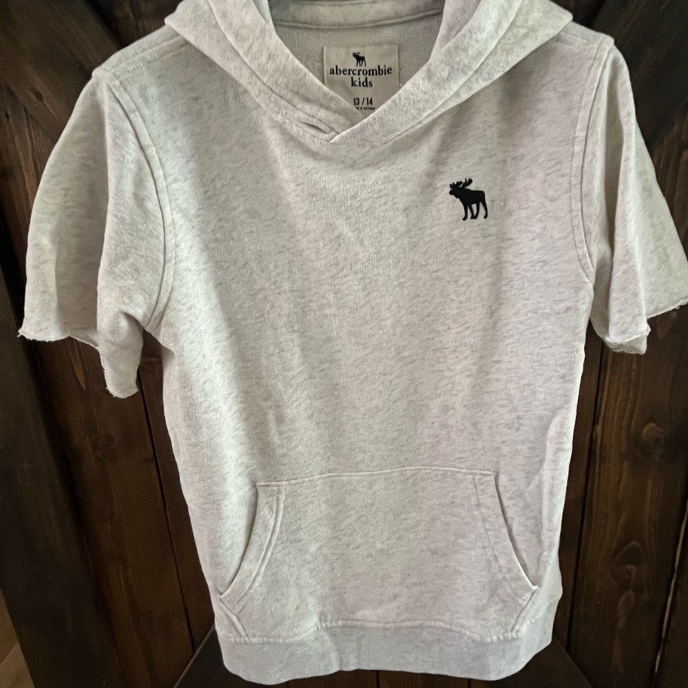 Abercrombie Kids Light Gray Hoodie